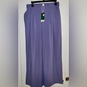 Lavender Wide-Leg Halara Pants